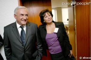 Dominique Strauss Kahn et son epouse, la journaliste Anne Sinclair