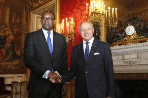 Entretien de Laurent Fabius avec son homologue malien Abdoulaye Diop