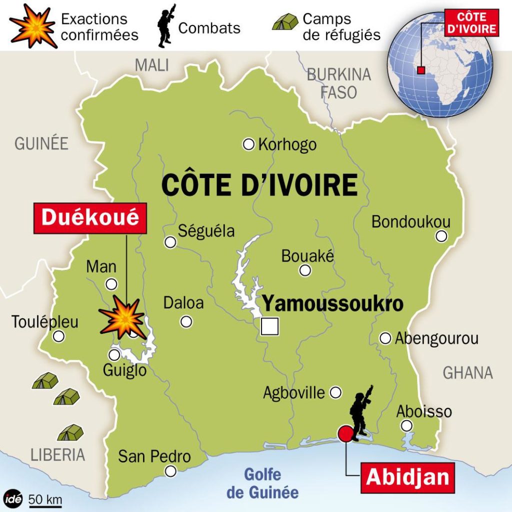 refuge des groupes armés en côte d'ivoire