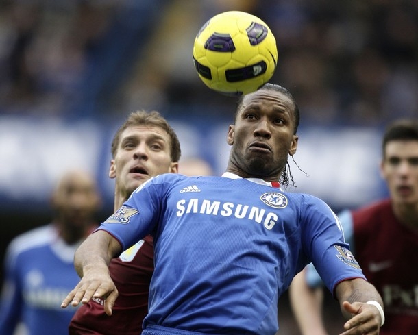 Didier Drogba a joué son premier match avec Chelsea