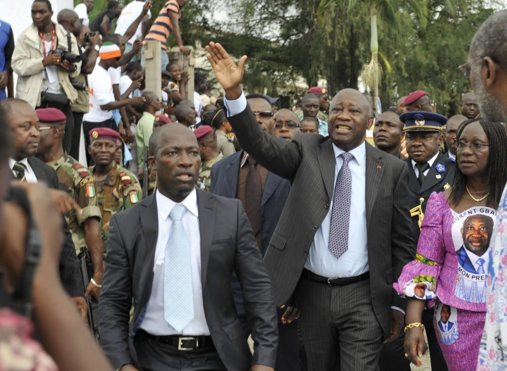 Laurent Gbagbo et Blé Goudé