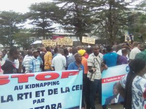 la Marche de la CNC-l'opposition en Côte d'Ivoire-2