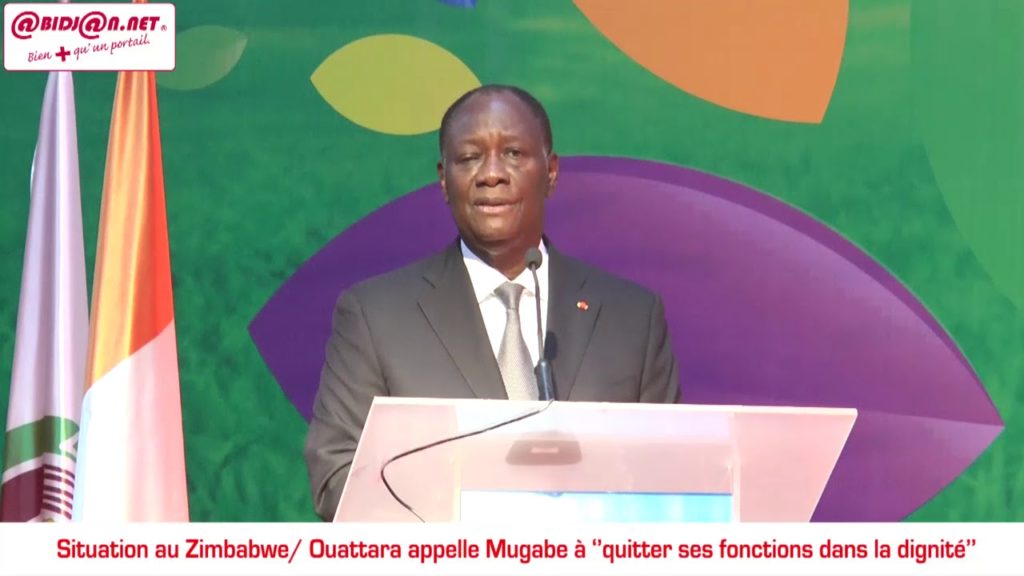 Ouattara appelle Mugabé masque blanc - ivoiriennes au maroc - ivoiriens de l'étrangers
